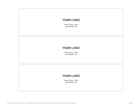Preview of the first page of Business labels